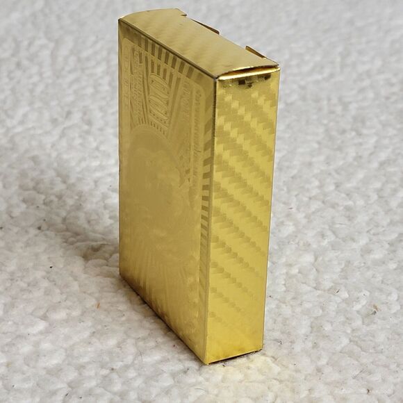 Ben Franklin $100 Bill Gold Foil 24 Carat Complete Deck Certified Playing Cards - Picture 4 of 4